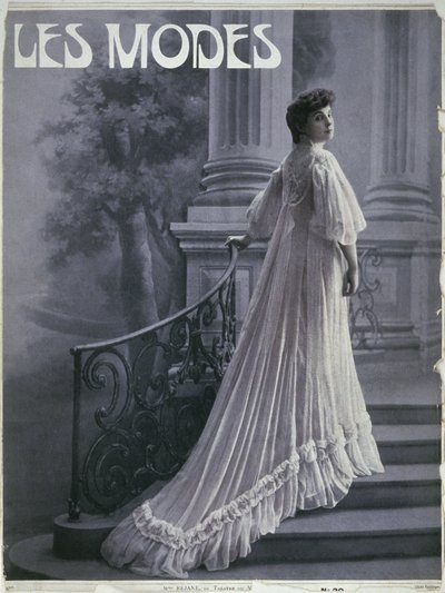 Madame Réjane au Théâtre du Vaudeville, illustration de couverture du magazine 